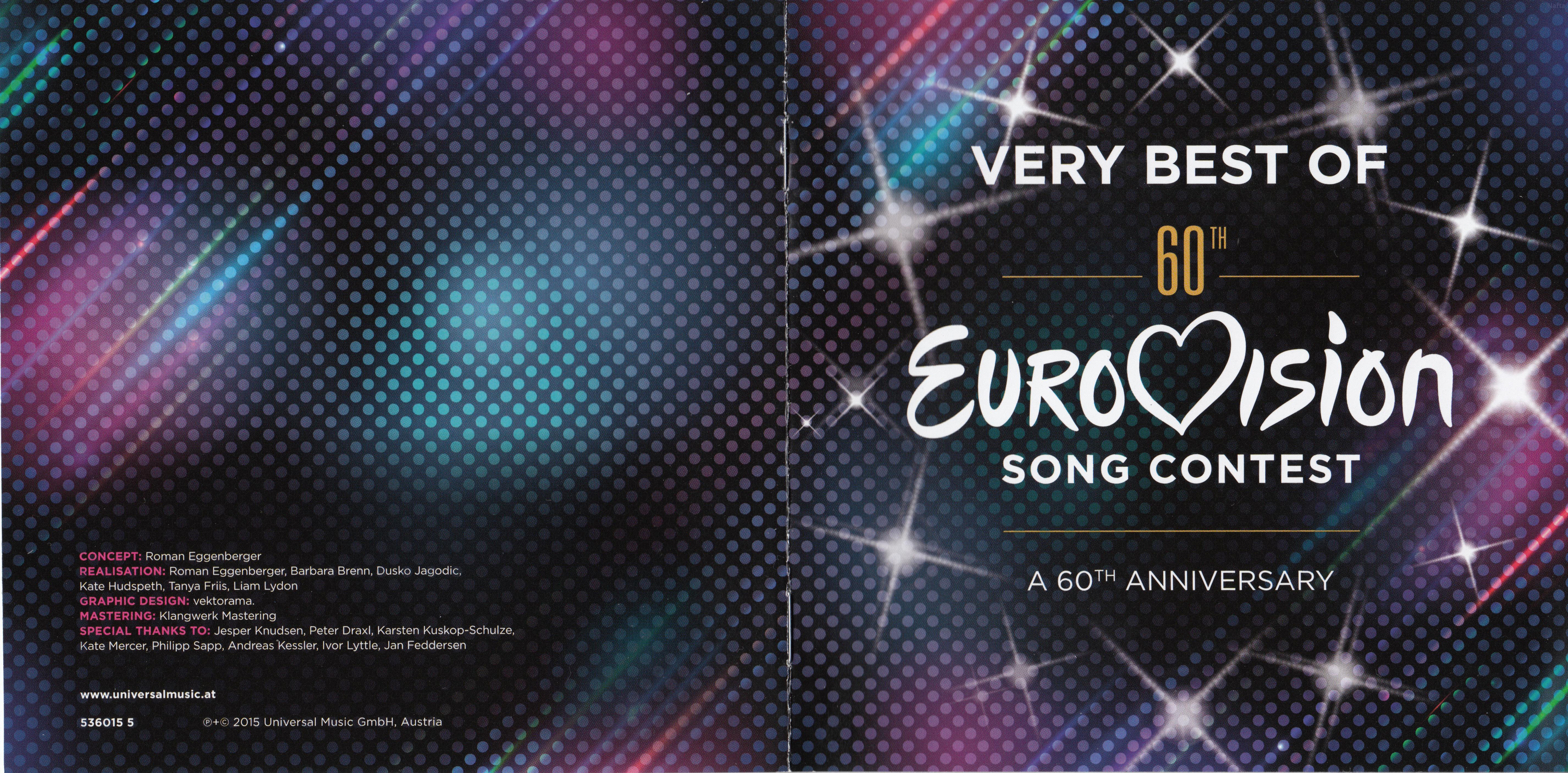Eurovision Song Contest  Very Best Of A 60th Anniversary : Front + Inlay